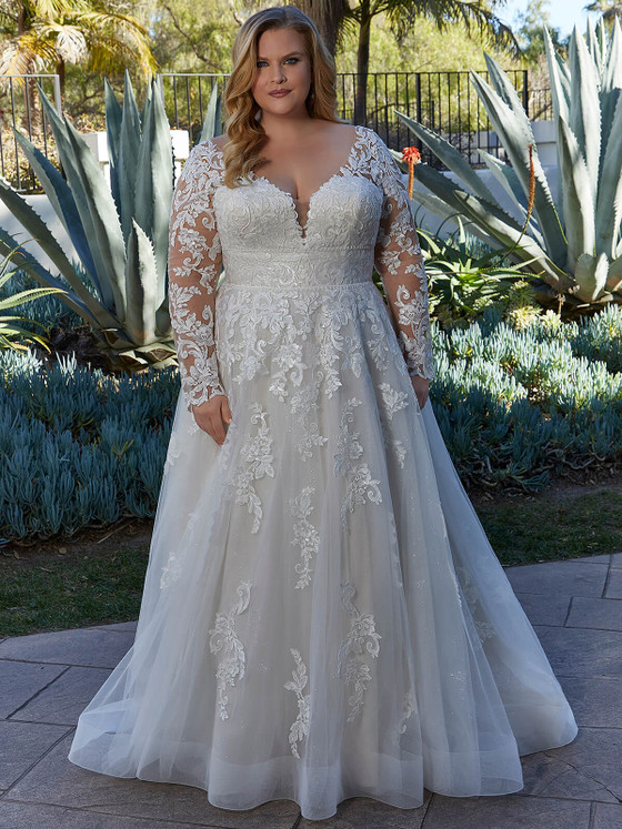 Sparkle Tulle Julietta by Morilee Plus Size Bridal Dress Lenora 3395 Sparkle Tulle Julietta by Morilee Plus Size Bridal Dress Lenora 3395