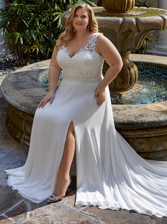 Crystal Beaded Julietta by Morilee Plus Size Bridal Dress Lianne 3396 Crystal Beaded Julietta by Morilee Plus Size Bridal Dress Lianne 3396