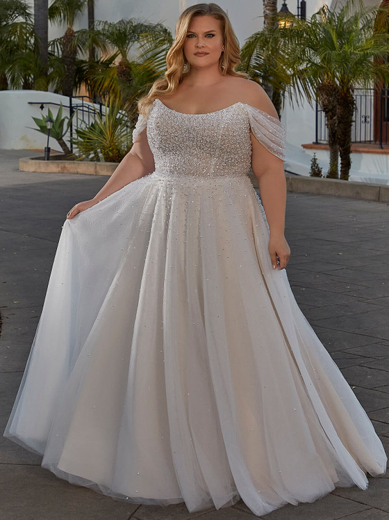 Strapless Julietta by Morilee Plus Size Bridal Dress Luna 3399 Strapless Julietta by Morilee Plus Size Bridal Dress Luna 3399