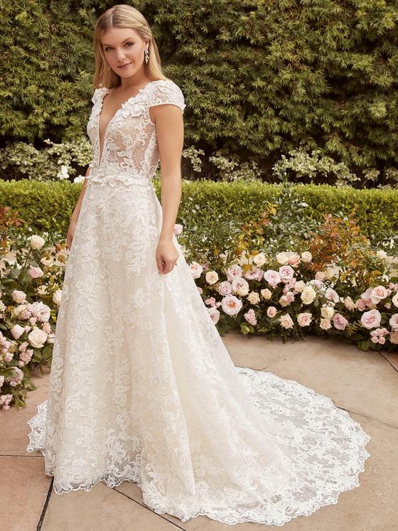 A-Line Lace Casablanca Bridal Dress 2463 Georgia A-Line Lace Casablanca Bridal Dress 2463 Georgia