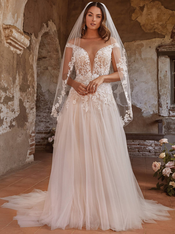 Plunging Sweetheart Casablanca Bridal Dress 2469 Lena Plunging Sweetheart Casablanca Bridal Dress 2469 Lena