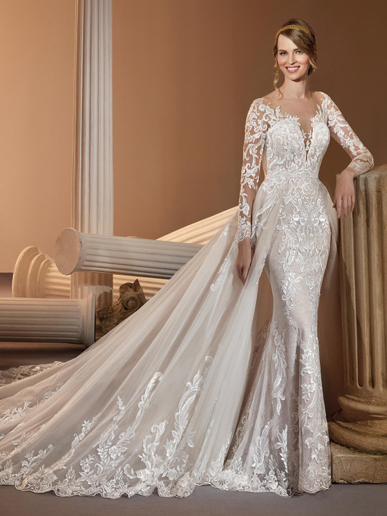 Long Sleeves Demetrios Wedding Gown 1140 Long Sleeves Demetrios Wedding Gown 1140