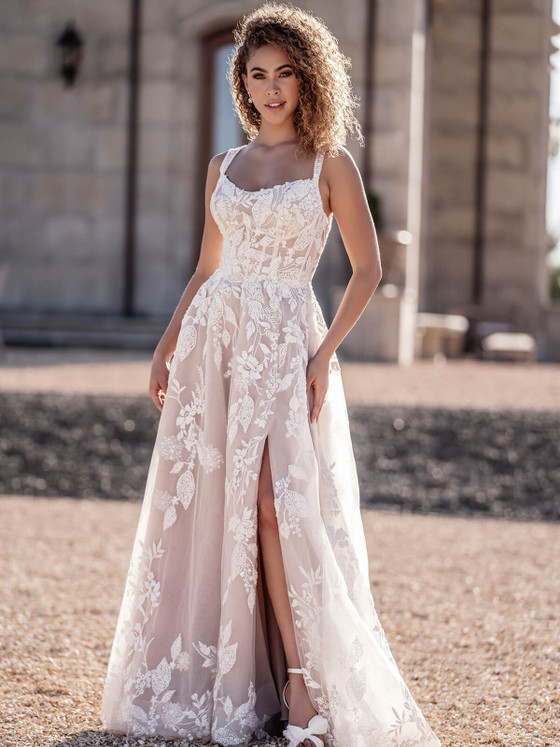 Beaded Lace Allure Bridals Wedding Dress A1114 Beaded Lace Allure Bridals Wedding Dress A1114