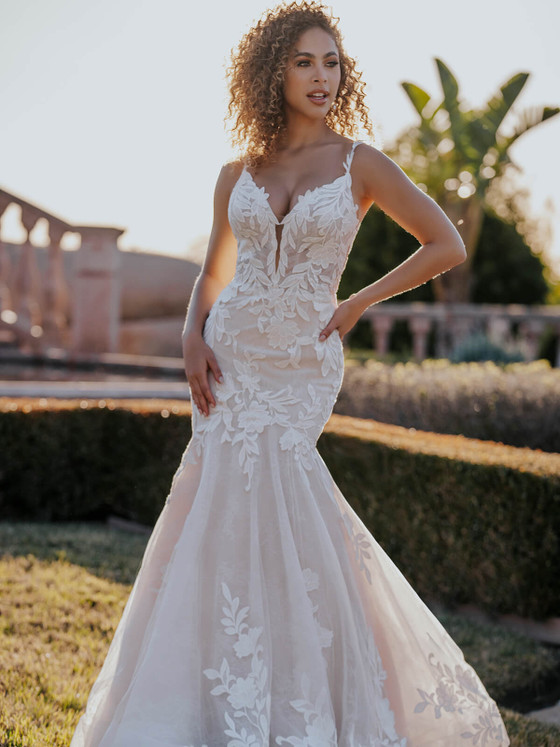 Mermaid Allure Bridals Wedding Dress A1156 Mermaid Allure Bridals Wedding Dress A1156