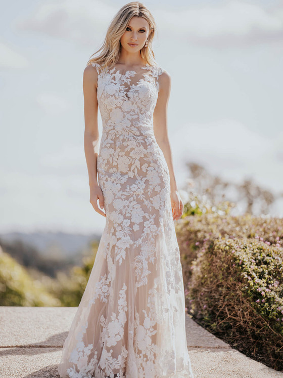 Sheer Illusion Allure Bridals Wedding Dress A1161 Sheer Illusion Allure Bridals Wedding Dress A1161