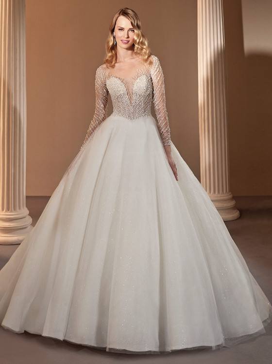 Long Sleeves Demetrios Wedding Gown 1156 Long Sleeves Demetrios Wedding Gown 1156