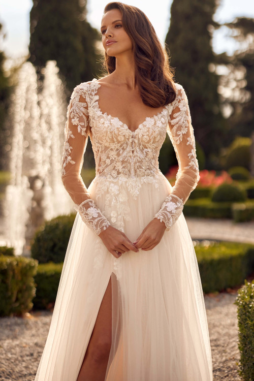 randy fenoli long sleeve wedding dresses Esther