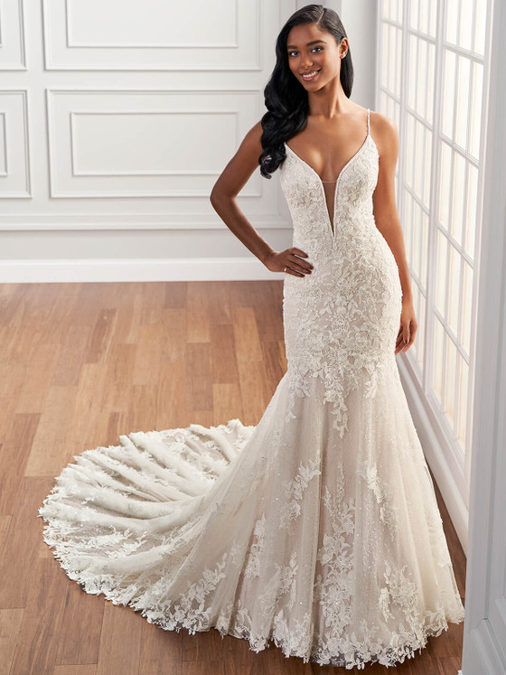 Fit & Flare Martin Thornburg Bridal Dress Dayton MT1405 Fit & Flare Martin Thornburg Bridal Dress Dayton MT1405