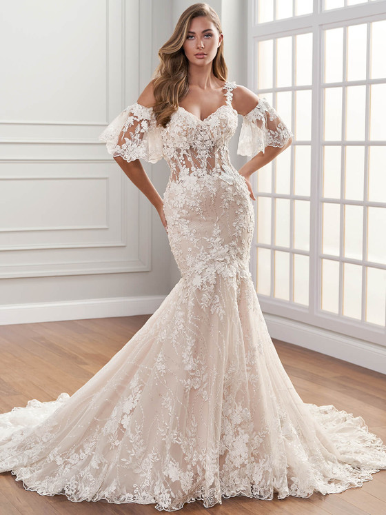 Lace Mermaid Martin Thornburg Bridal Dress Chiara MT1408 Lace Mermaid Martin Thornburg Bridal Dress Chiara MT1408
