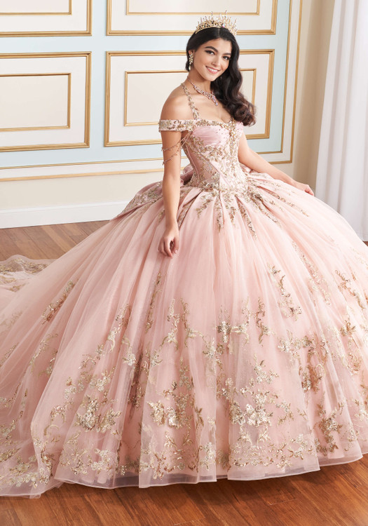 Rose Quartz/ Gold Princesa PR30176 Rose Quartz/ Gold Princesa PR30176