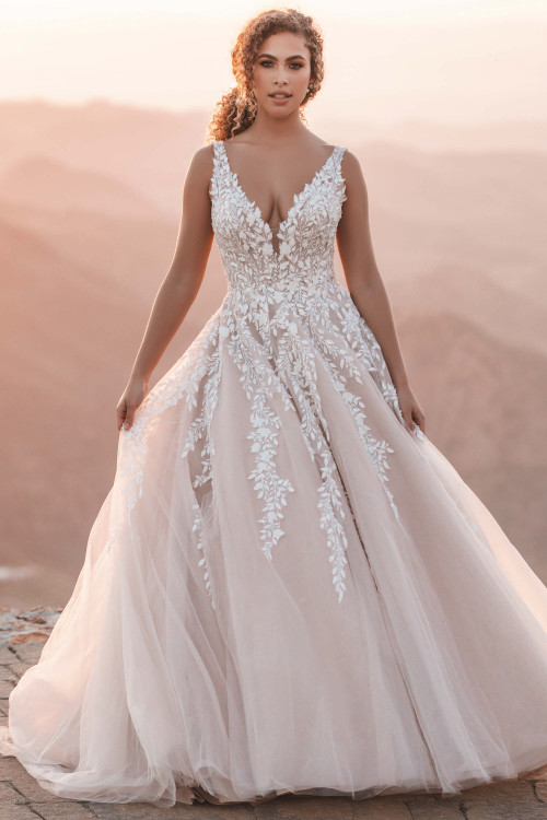 Ivory/Nude Allure Bridal A1203 Ivory/Nude Allure Bridal A1203