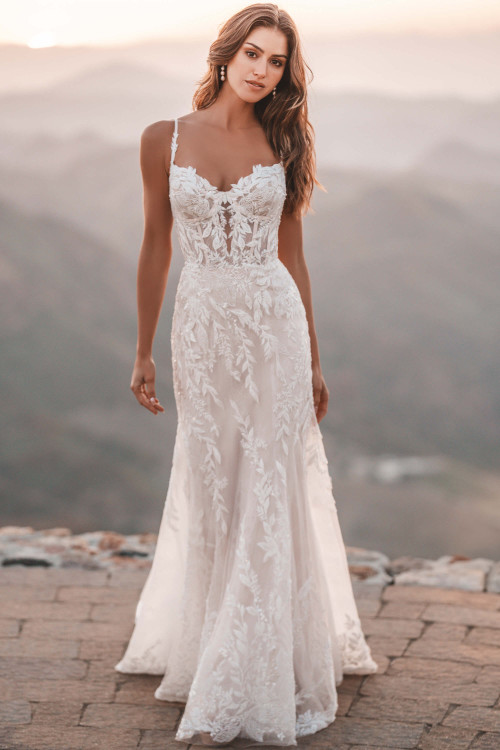 Ivory/Champagne/Nude Allure Bridal A1218 Ivory/Champagne/Nude Allure Bridal A1218