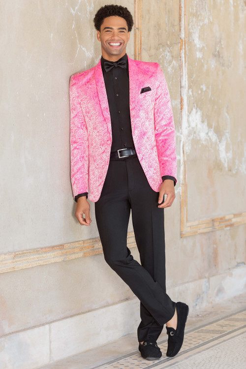 hot pink paisley slim fit tuxedo hot pink paisley slim fit tuxedo