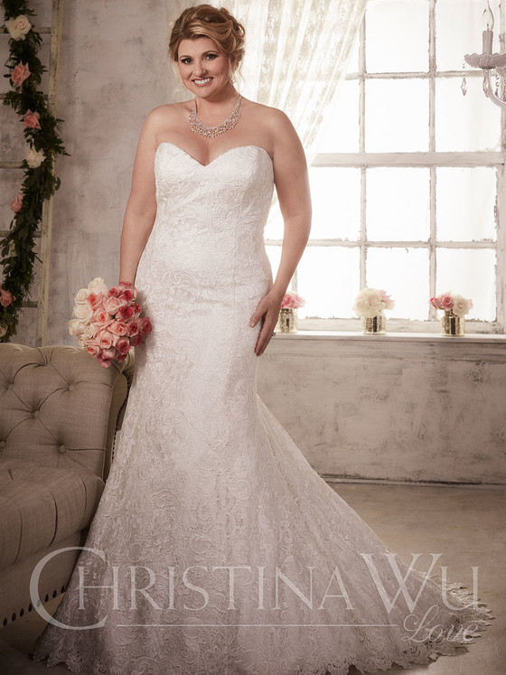 Christina Wu Love 29279 Sweetheart Lace Wedding Dress Christina Wu Love 29279 Sweetheart Lace Wedding Dress