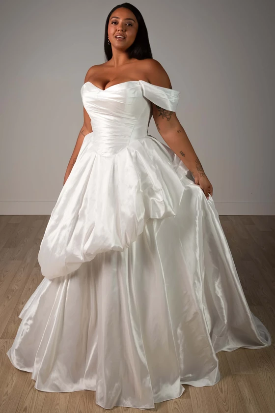 Stella York SY8309 Plus Size Wedding Gown