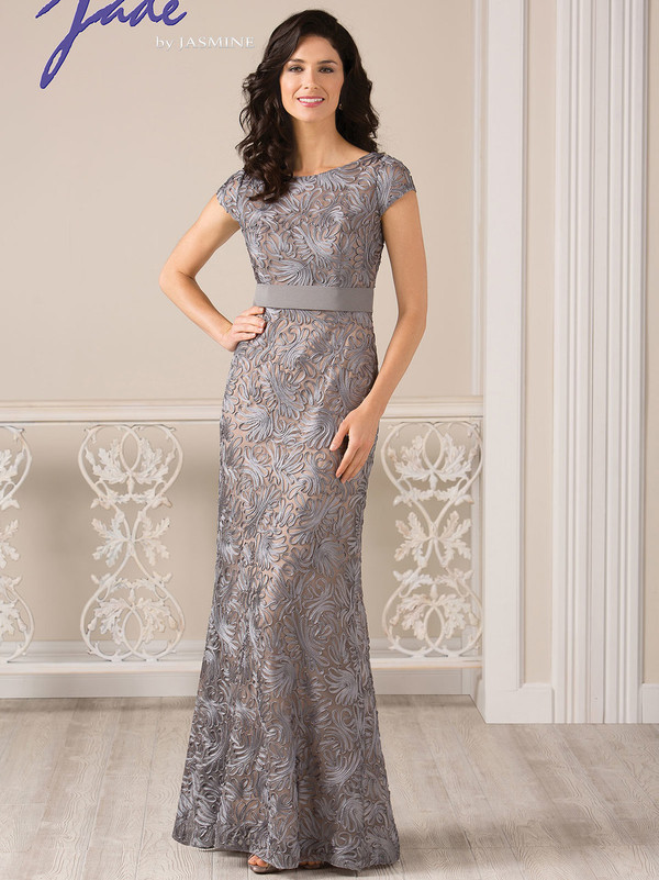 Jade J185002 Short Sleeves Mother Of The Bride Dress