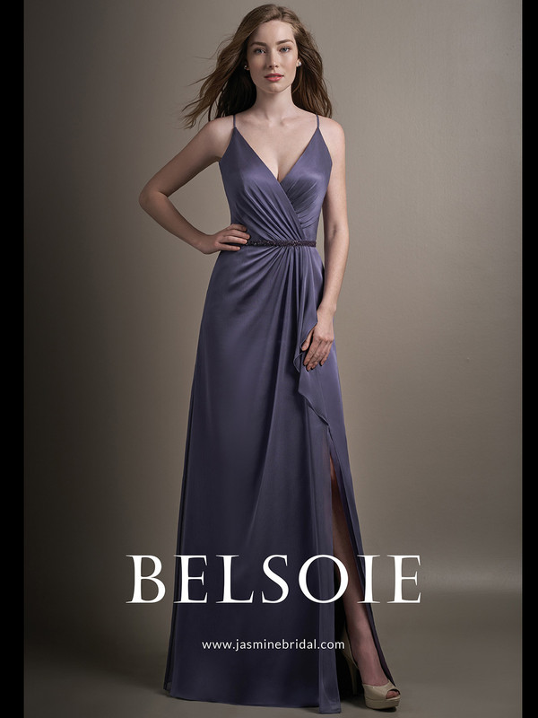Belsoie L194015 V-neck Bridesmaid Dress