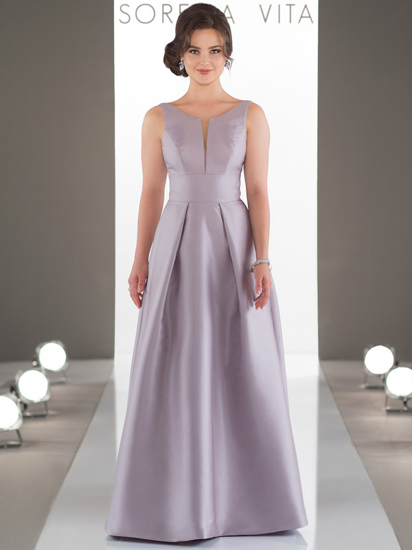 Mikado A-line bridesmaid dress Sorella Vita 9130 Mikado A-line bridesmaid dress Sorella Vita 9130