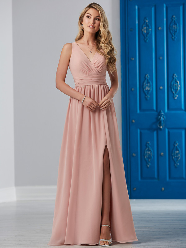 Beaded Straps A-Line Bridesmaid Dress by Christina Wu 22840