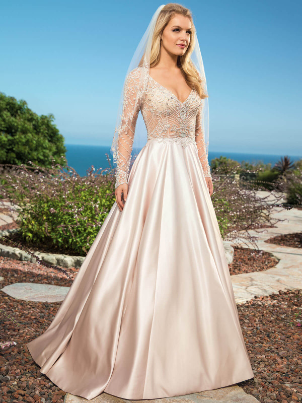 Long Sleeves Casablanca Bridal Gown Cassandra 2358