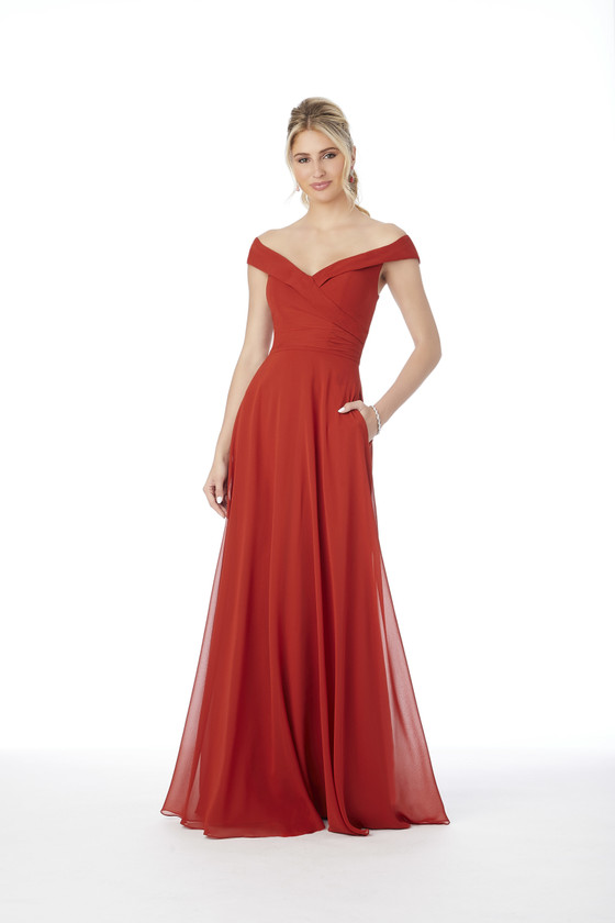 Off The Shoulder Morilee Bridesmaid Dress  21692