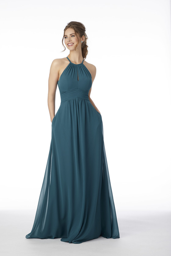 High Neck Morilee Bridesmaid Dress  21695