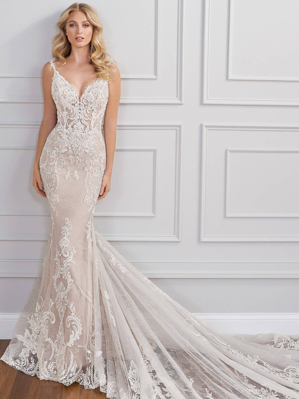 Fit And Flare Martin Thornburg Bridal Gown Chandler 122233 Fit And Flare Martin Thornburg Bridal Gown Chandler 122233