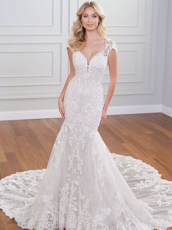 Fit And Flare Martin Thornburg Bridal Gown Isidore 122235 Fit And Flare Martin Thornburg Bridal Gown Isidore 122235