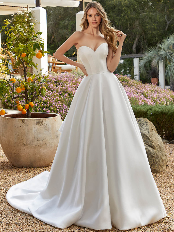 Strapless Blu by Morilee Bridal Dress Mckenna 4131 Strapless Blu by Morilee Bridal Dress Mckenna 4131