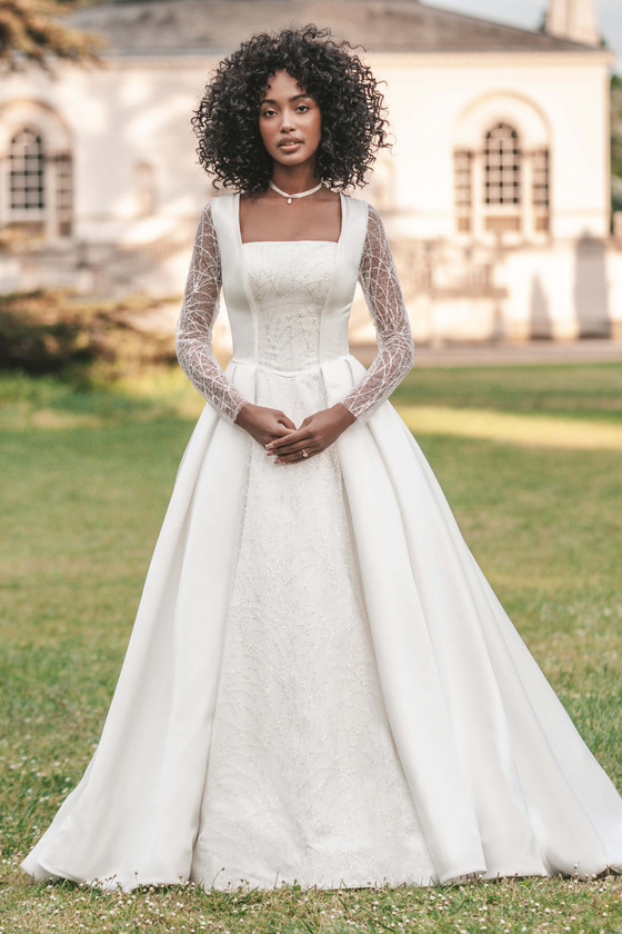 modesty wedding dresses