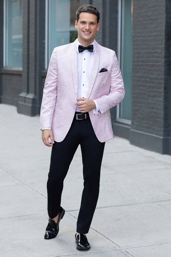 quartz paisley slim fit tuxedo jacket