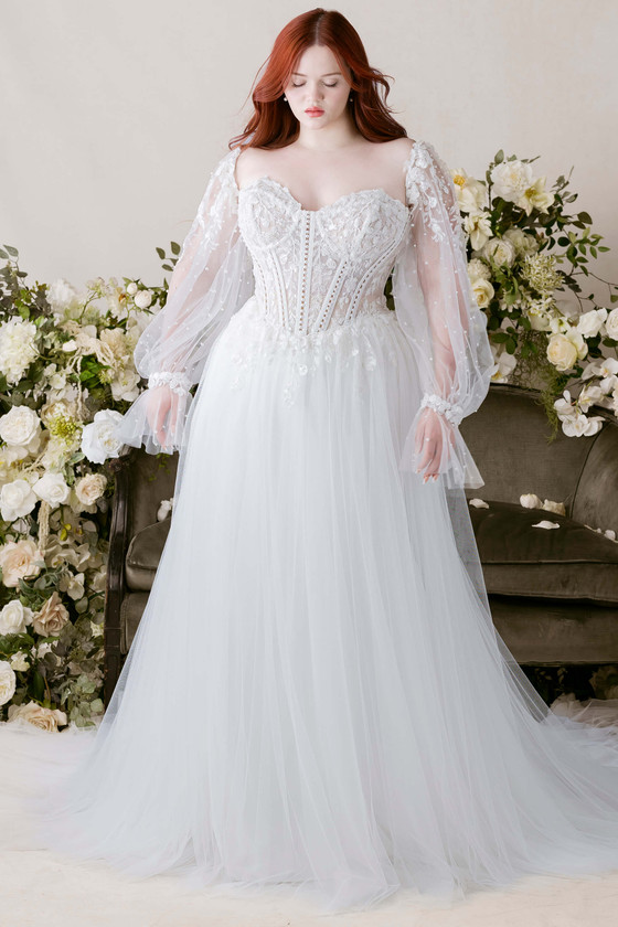 Julietta Plus Size Wedding Gown Tesoro