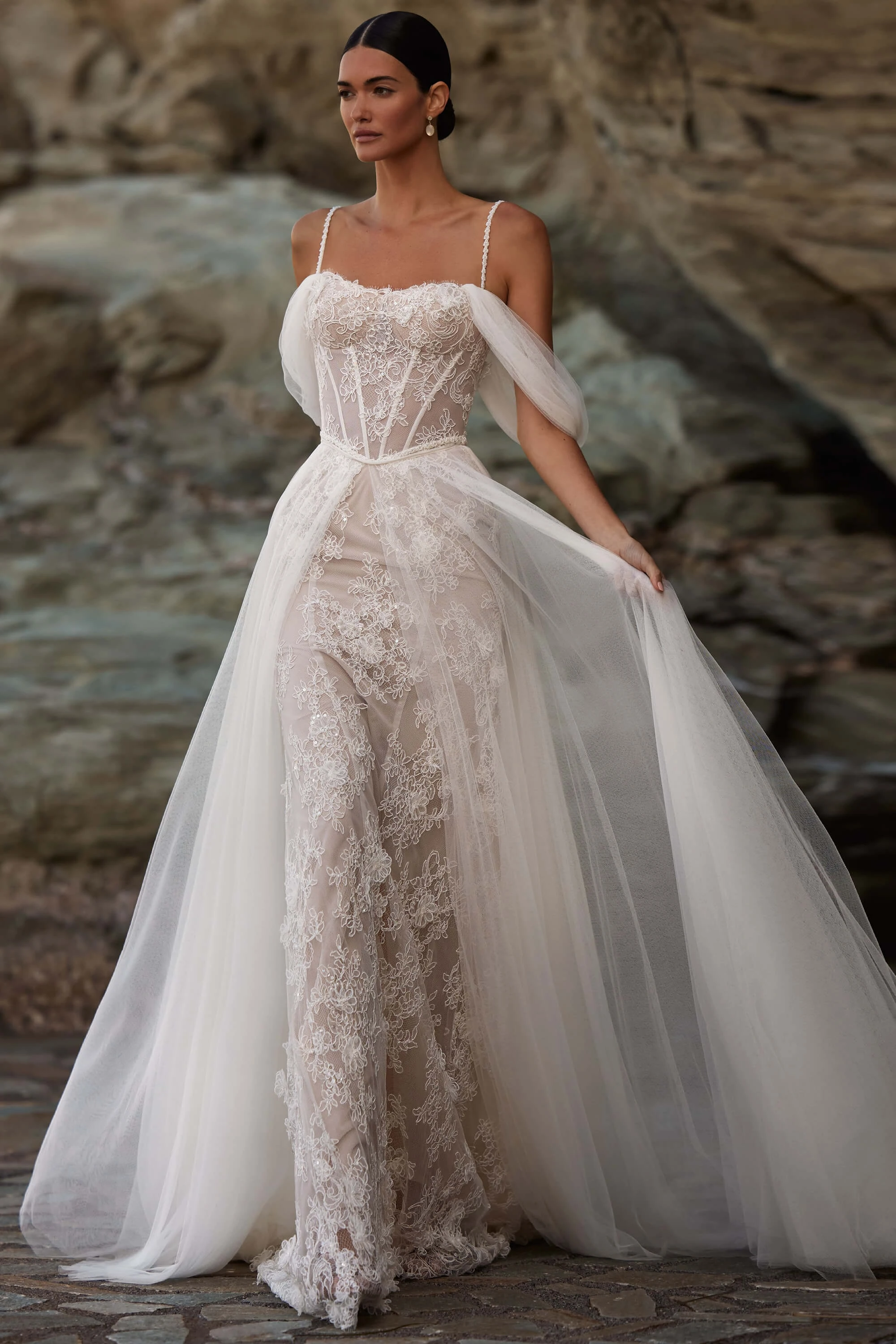 Milla Nova Serenata Chantilly Lace Wedding Dress in Greenville, SC