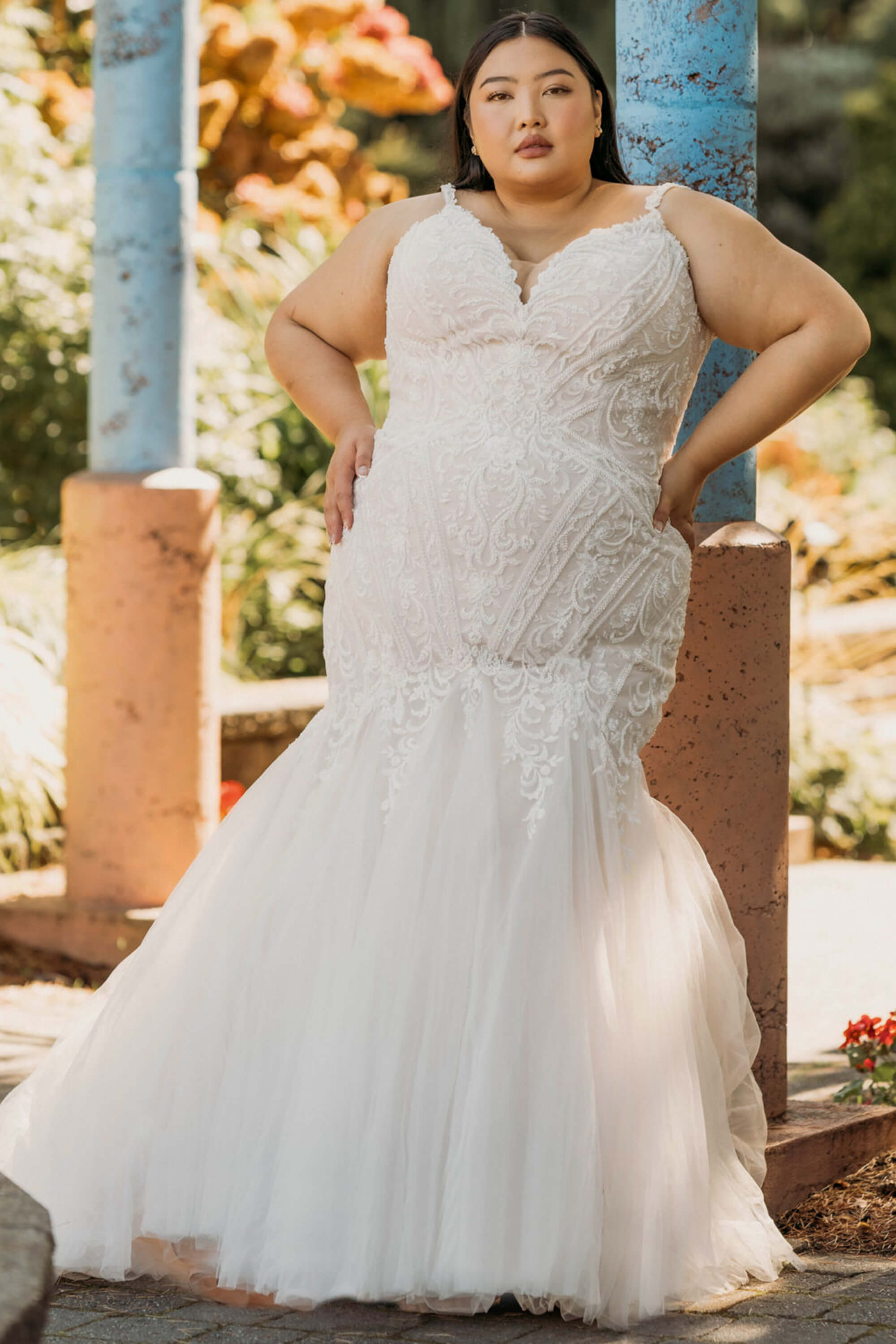 Stella York 7840 Fit & Flare Lace Wedding Dress| Dimitra Designs