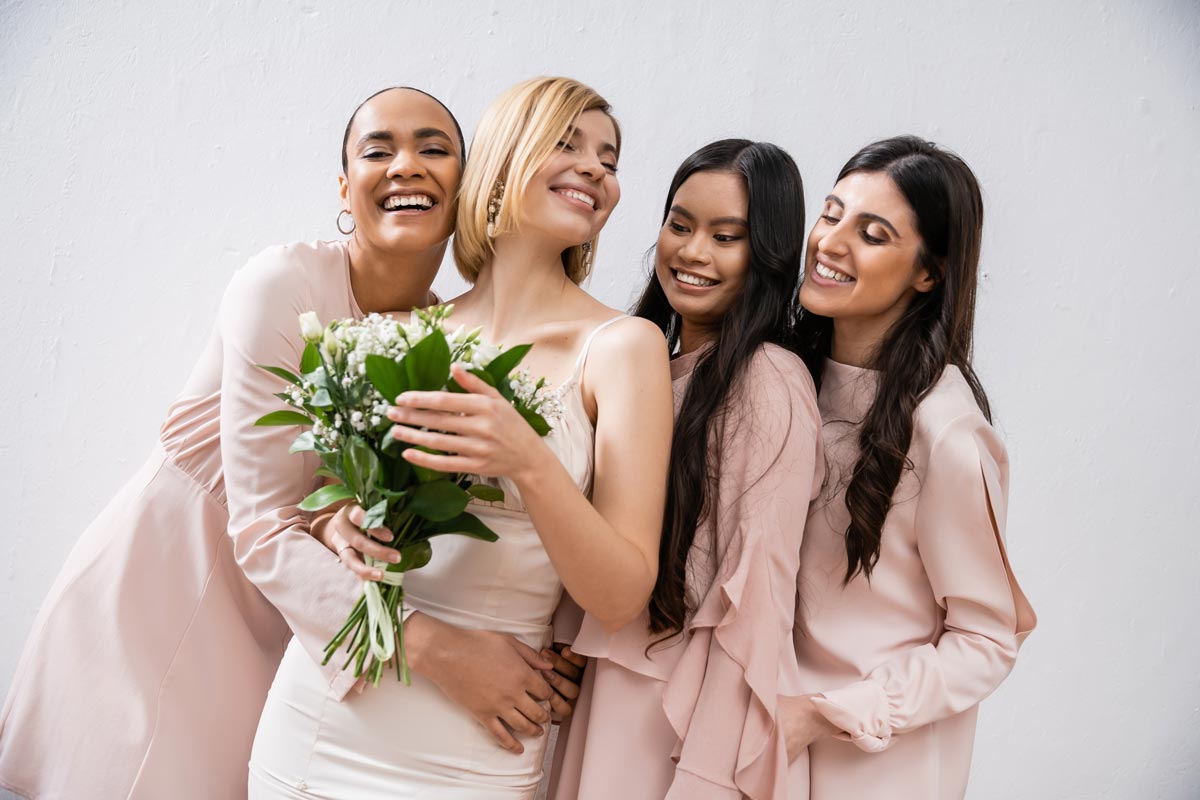 matching bridesmaid dresses Moss Green Satin Bridesmaid Dresses With Pockets – Lisposa main image 1