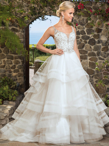 a line new years dress Wedding Gown A-line CASABLANCA DAHLIA-2570 – Moloty Bridal Atelier & Tailor main image 1