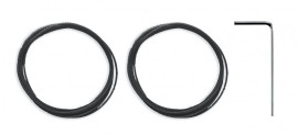 Bike Braid Cable for Xdial (Pair) Black