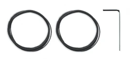Bike Braid Cable for Xdial (Pair) Black