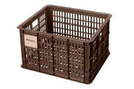 Bicycle Crate Medium 29.5L Chocolate Brown