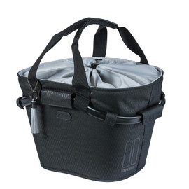 Noir Carry All Front Basket Midnight Black