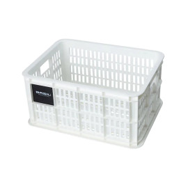 Bicycle Crate Small 17.5L White