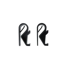 Hook On System Sports Set of 2 Hooks Black