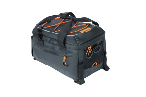Miles Tarpaulin Bicycle Trunkbag Black Orange 7L