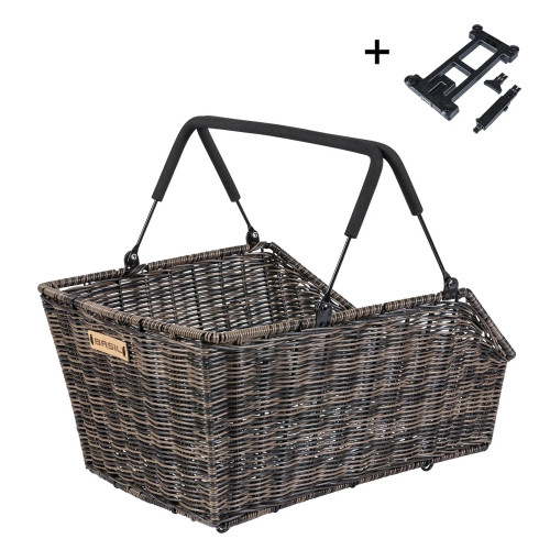 Cento Rear Basket MIK 2.0 Rattan Look Brown