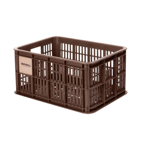 Bicycle Crate S 17.5 Litres Chocolate Brown