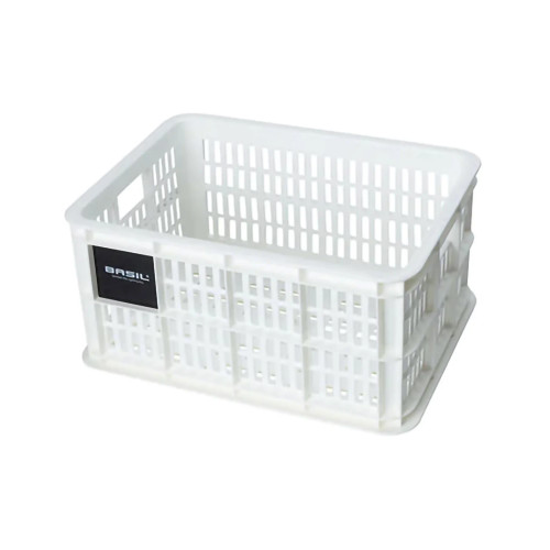 Bicycle Crate Small 17.5L White
