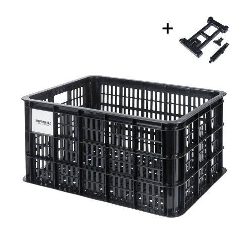 Bicycle Crate L MIK 40L Black