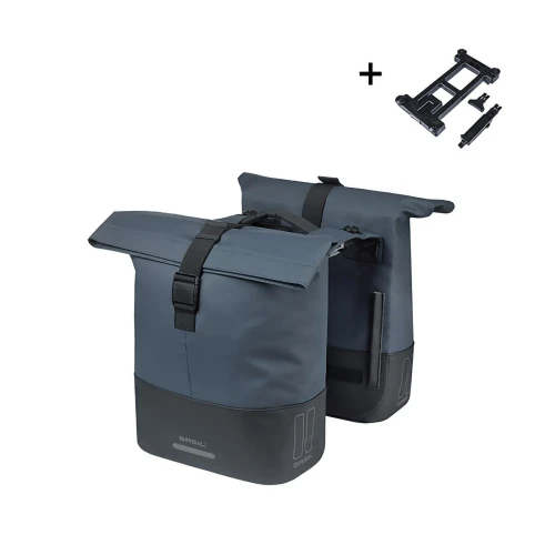 Cove Double Pannier Bag MIK Navigator Black