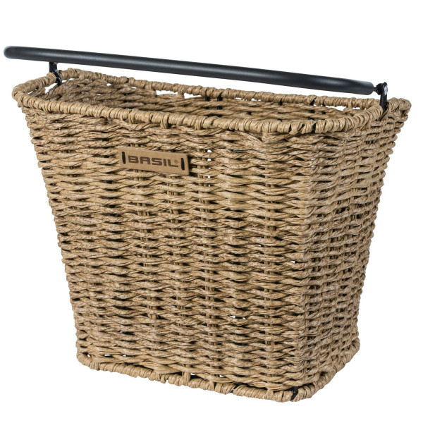 Bremen Rattan Look Bicycle Front Basket Brown