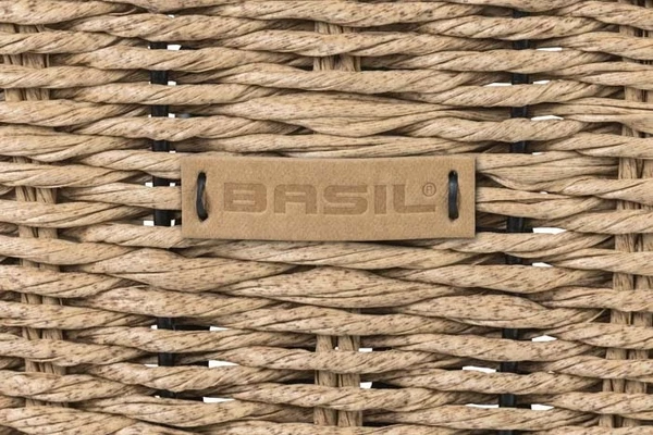 Bremen Rattan Look Bicycle Front Basket Brown